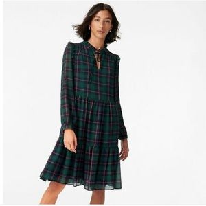 J. Crew plaid tartan dress